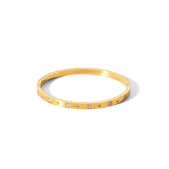 Luxe CZ Stainless Bracelet