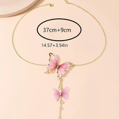 Pearl Butterfly Tulle Necklace