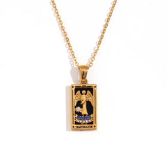 Tarot Moon Gold Necklace