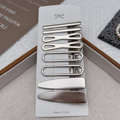 Y2K Metal Sculpted Hair Clip