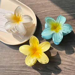 Boho Bloom Acrylic Hair Clips