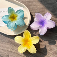 Boho Bloom Acrylic Hair Clips