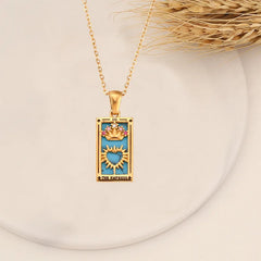 Tarot Arcana Zircon Necklace