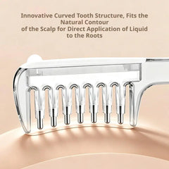 Hair Serum Applicator Comb for Hair Growth Scalp Massage Liquid Dispenser for Essential Oil, Anti Hair Loss Root Treatment Brush