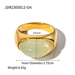 Asymmetric Gold Line Ring