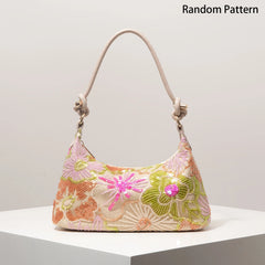 Floral Sequin Evening Bag
