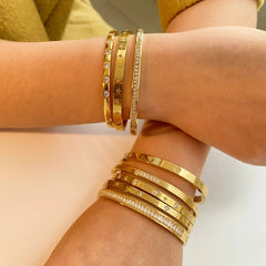 Luxe CZ Stainless Bracelet
