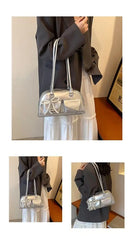 Luxe Bow Pillow Shoulder Bag