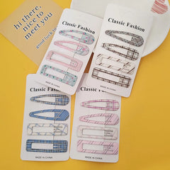 Classic Plaid BB Hair Clips