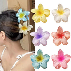 Boho Bloom Acrylic Hair Clips