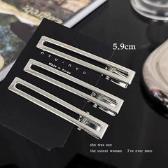 Y2K Metal Sculpted Hair Clip