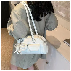Luxe Bow Pillow Shoulder Bag