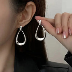 Luxe Geometric Hoop Earrings