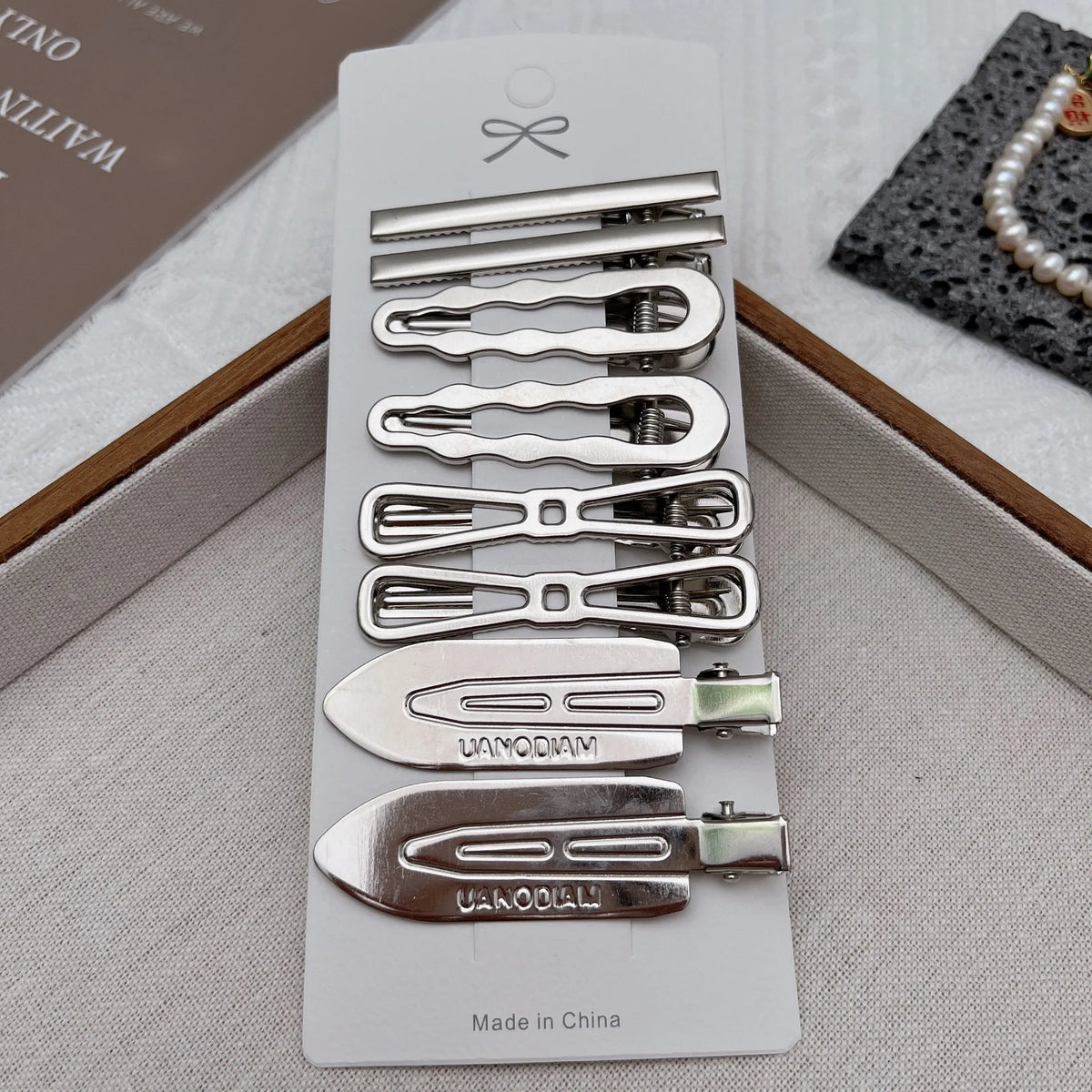Y2K Metal Sculpted Hair Clip
