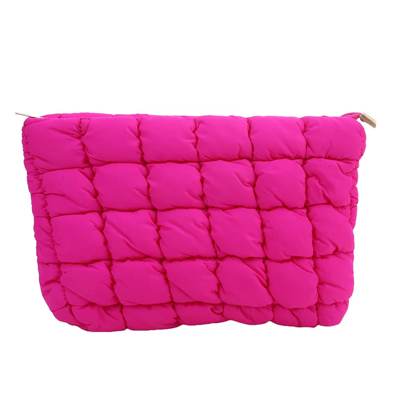 Quilted Puffer Beauty Pouch