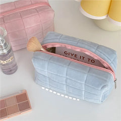 Plush Luxe Cosmetic Pouch