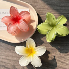 Boho Bloom Acrylic Hair Clips