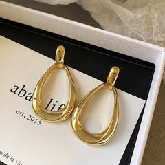 Luxe Geometric Hoop Earrings