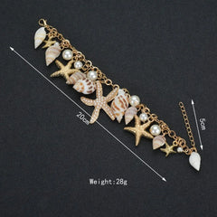 Coastal Pearl Shell Bracelet