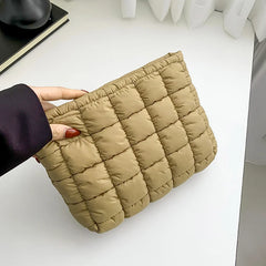 Quilted Puffer Beauty Pouch