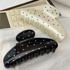 Polka Dot Signature Hair Clip