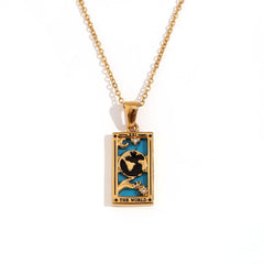 Tarot Moon Gold Necklace