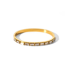Luxe CZ Stainless Bracelet