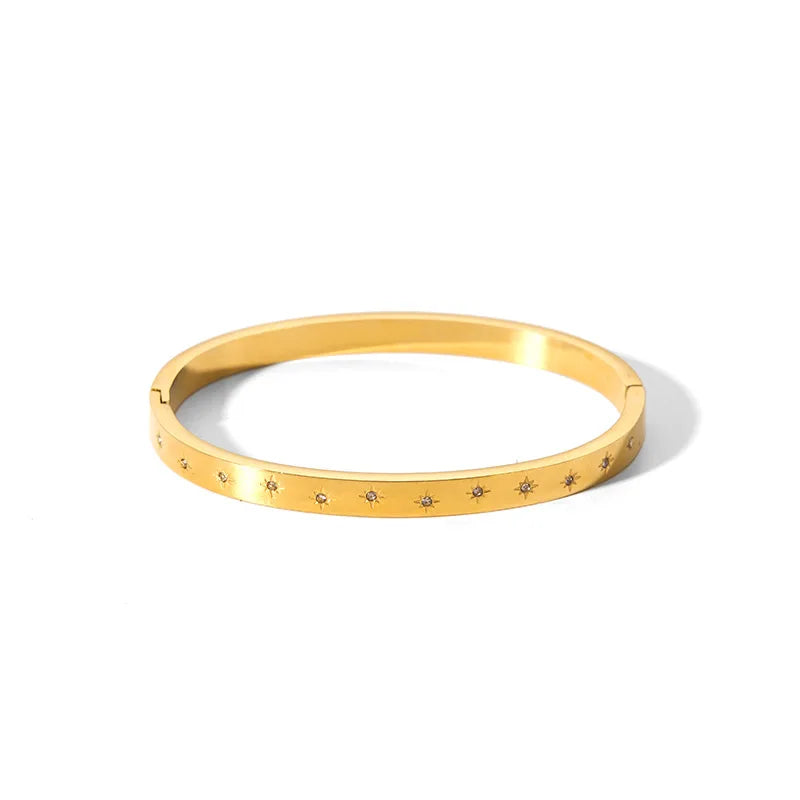 Luxe CZ Stainless Bracelet